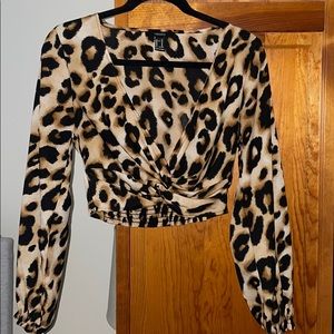 Forever 21 Leopard crop